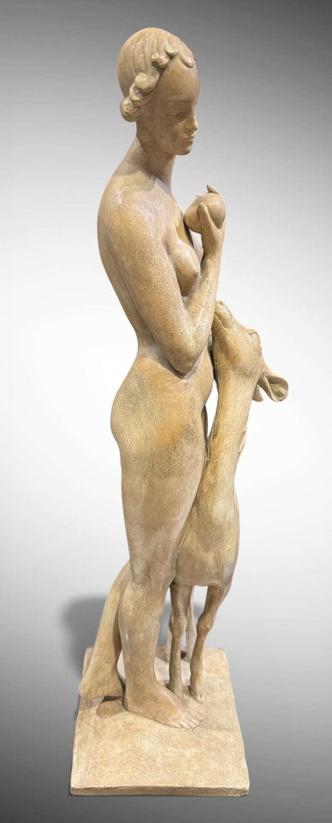 Guido Cacciapuoti - "faunessa With Roe Deer"-photo-2