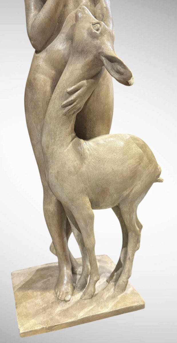 Guido Cacciapuoti - "faunessa With Roe Deer"-photo-6