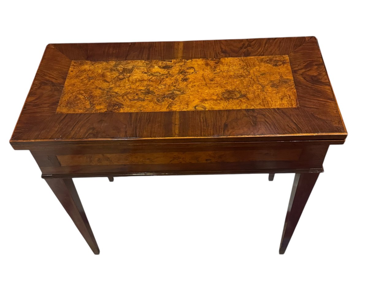 Inlaid “book-shaped” Gaming Table – Lombardy, Late 18th Century-photo-2