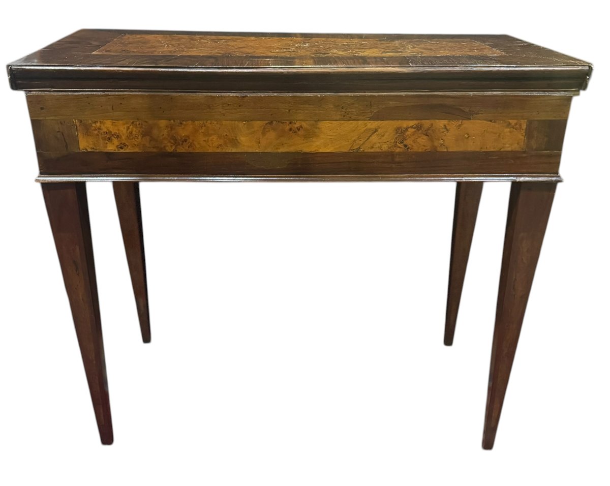 Inlaid “book-shaped” Gaming Table – Lombardy, Late 18th Century-photo-2
