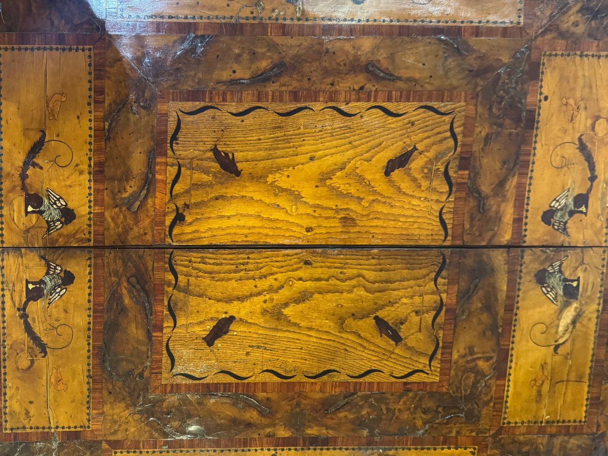 Inlaid “book-shaped” Gaming Table – Lombardy, Late 18th Century-photo-4