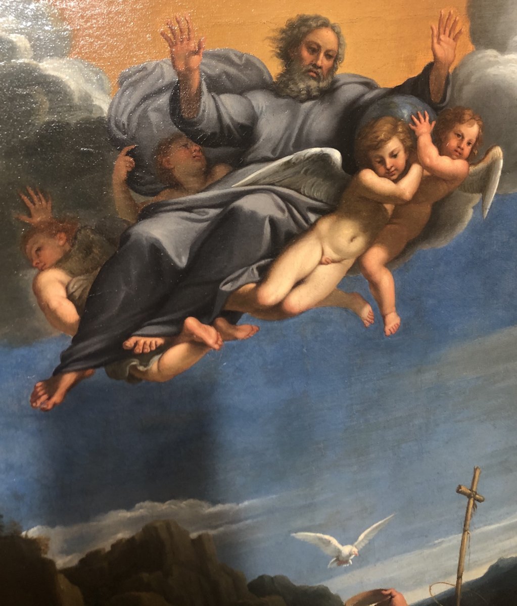 Oil Painting  "baptism Of Jesus"-photo-3