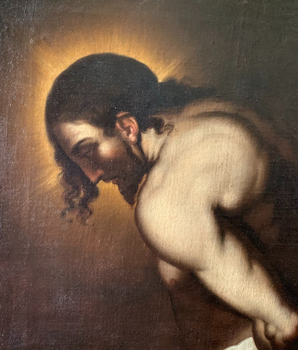 Christ At The Column - Attributed To Jacopo Negretti, Said Jacopo Palma Il Giovane-photo-4