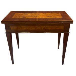 Inlaid “book-shaped” Gaming Table – Lombardy, Late 18th Century