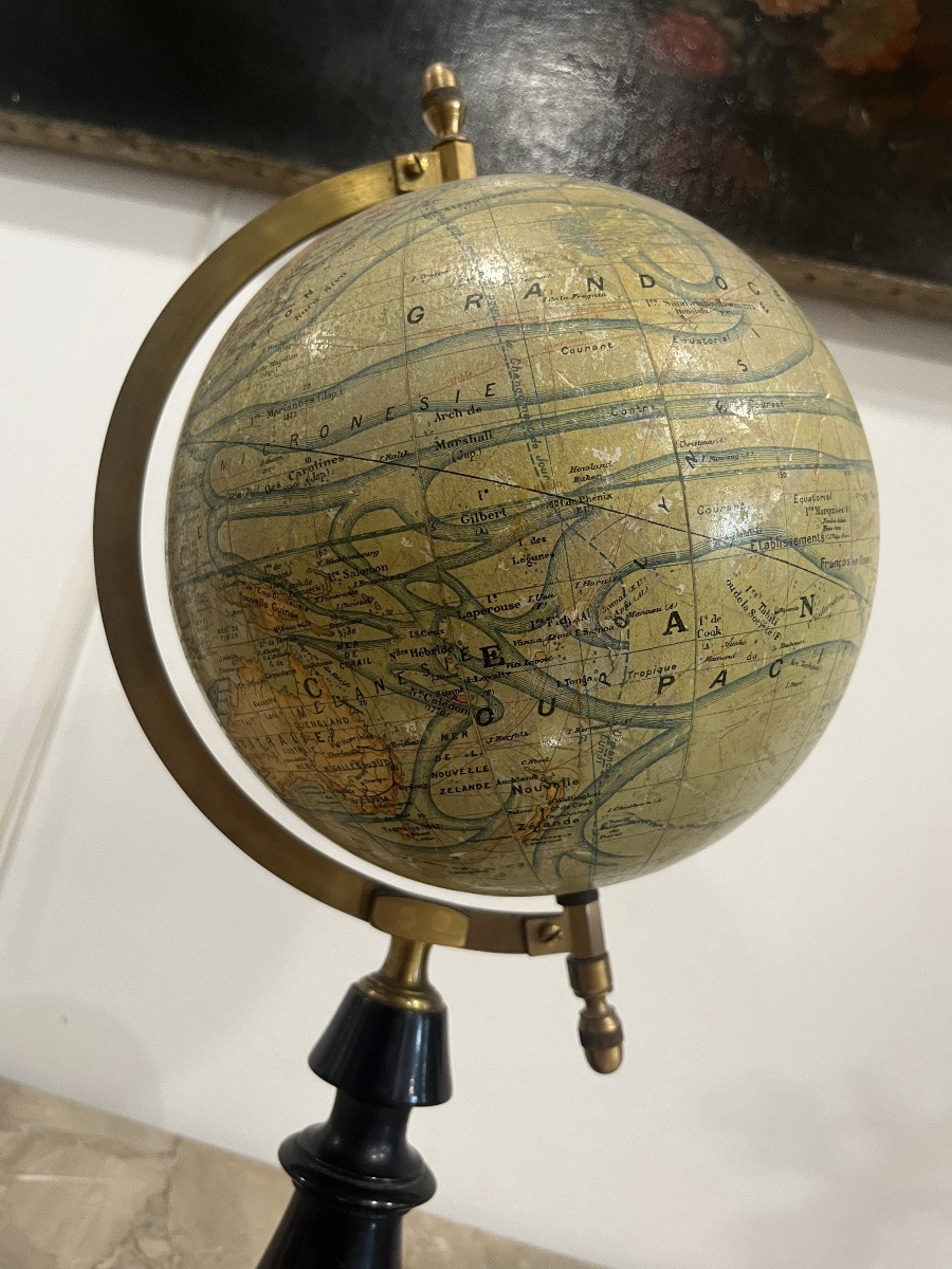 Globe de la fin du XIXe/début du XXe siècle-photo-3