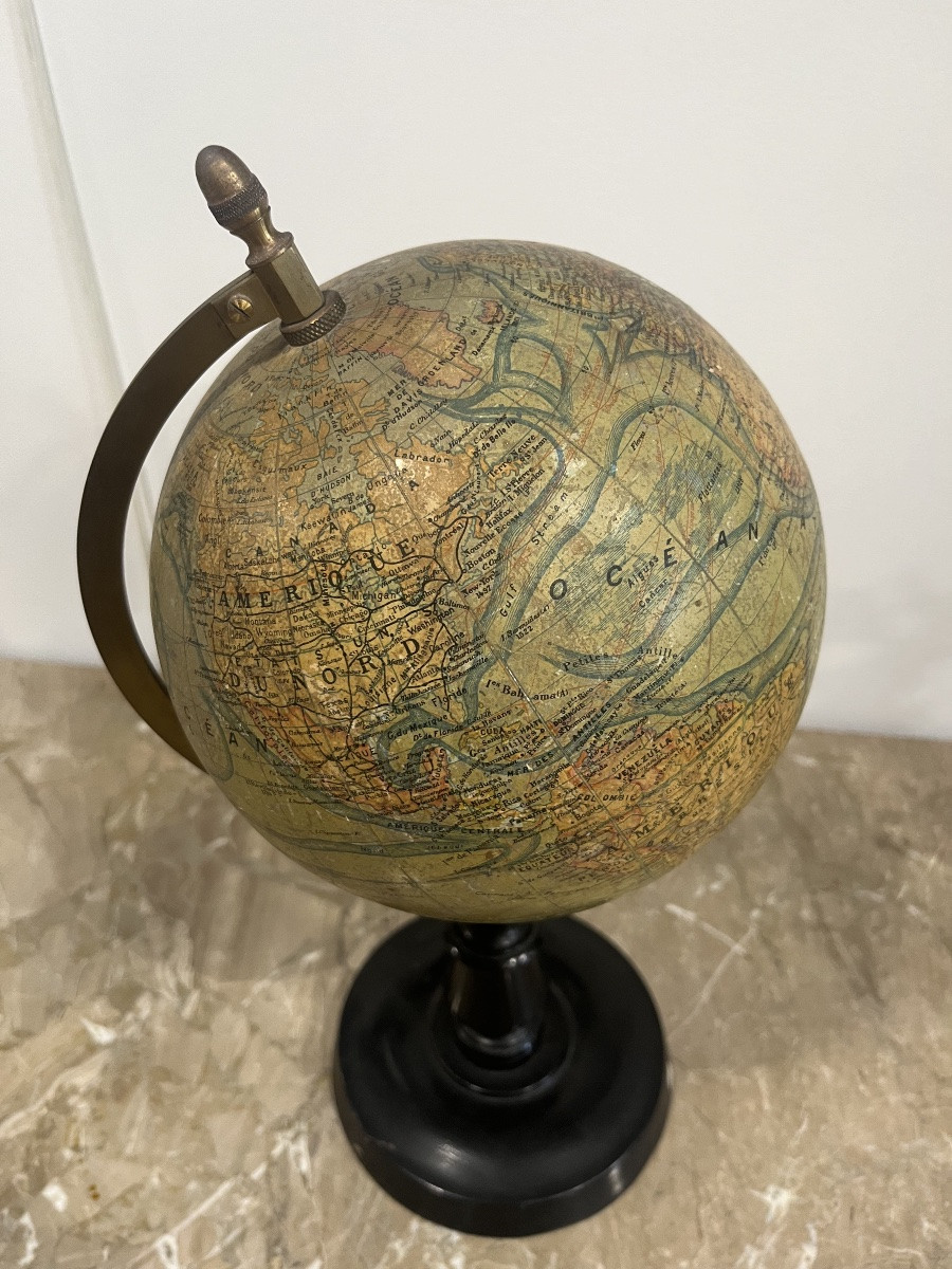 Globe de la fin du XIXe/début du XXe siècle-photo-4