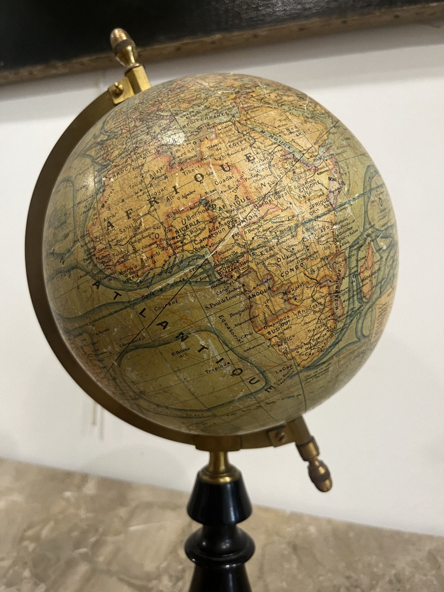Globe de la fin du XIXe/début du XXe siècle-photo-2