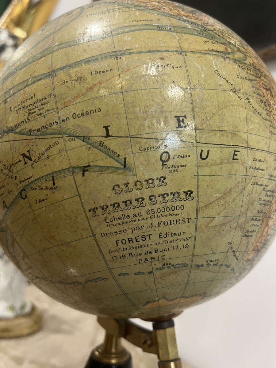 Globe de la fin du XIXe/début du XXe siècle-photo-6
