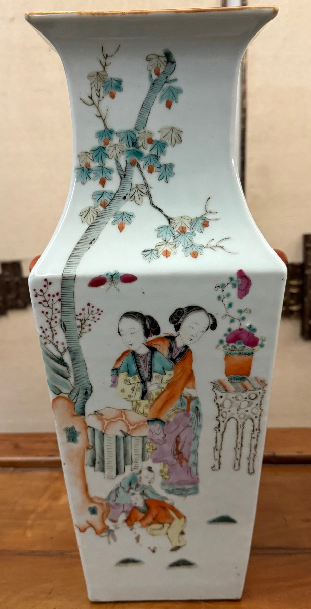 China 19th Century Porcelain Vase-photo-3