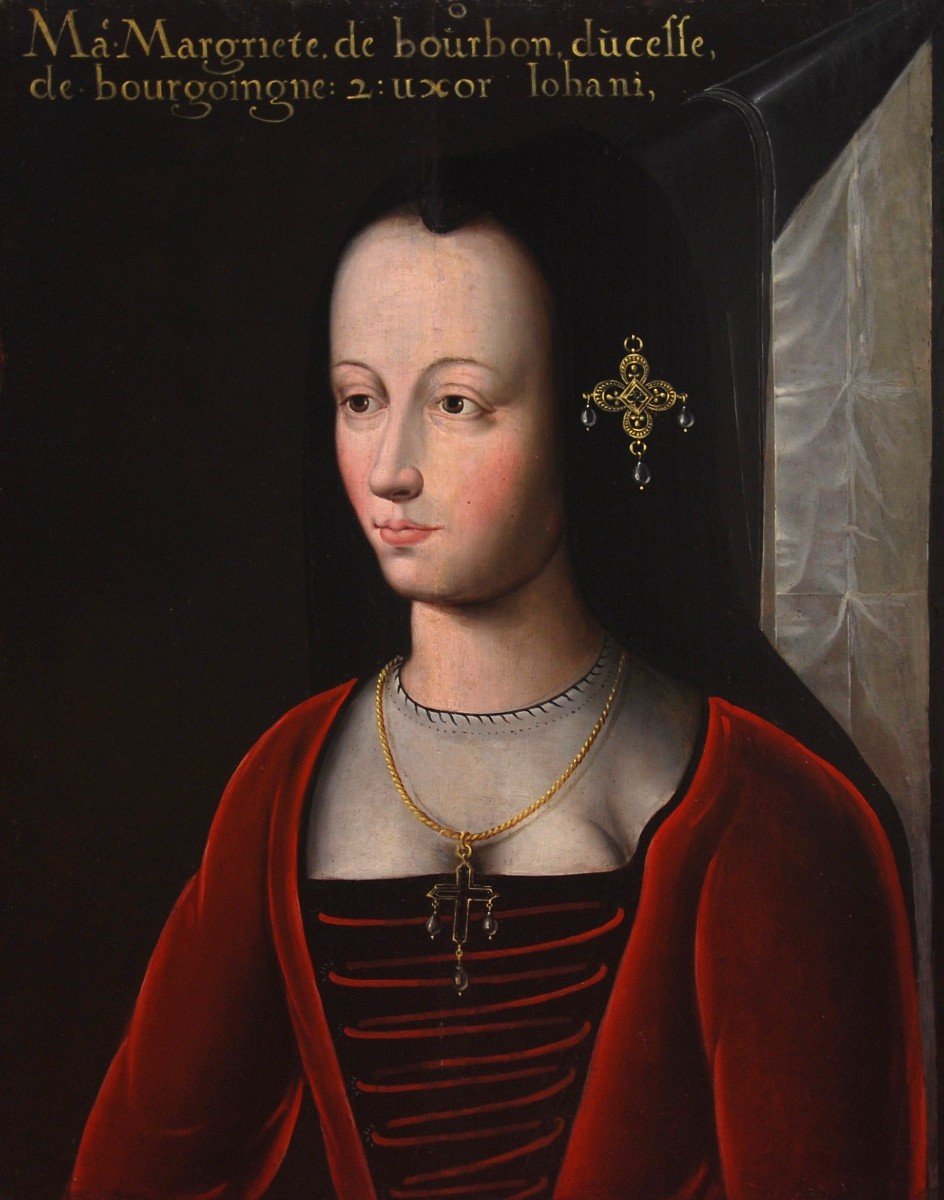 Portrait De Marguerite De Habsbourg XVIe sciècle