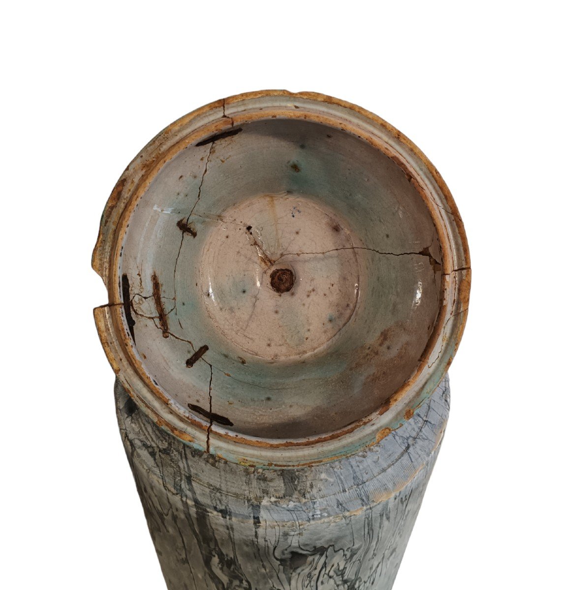 Vase En Céramique émaillée. Moyen-orient, Début Du XIXe Siècle-photo-1