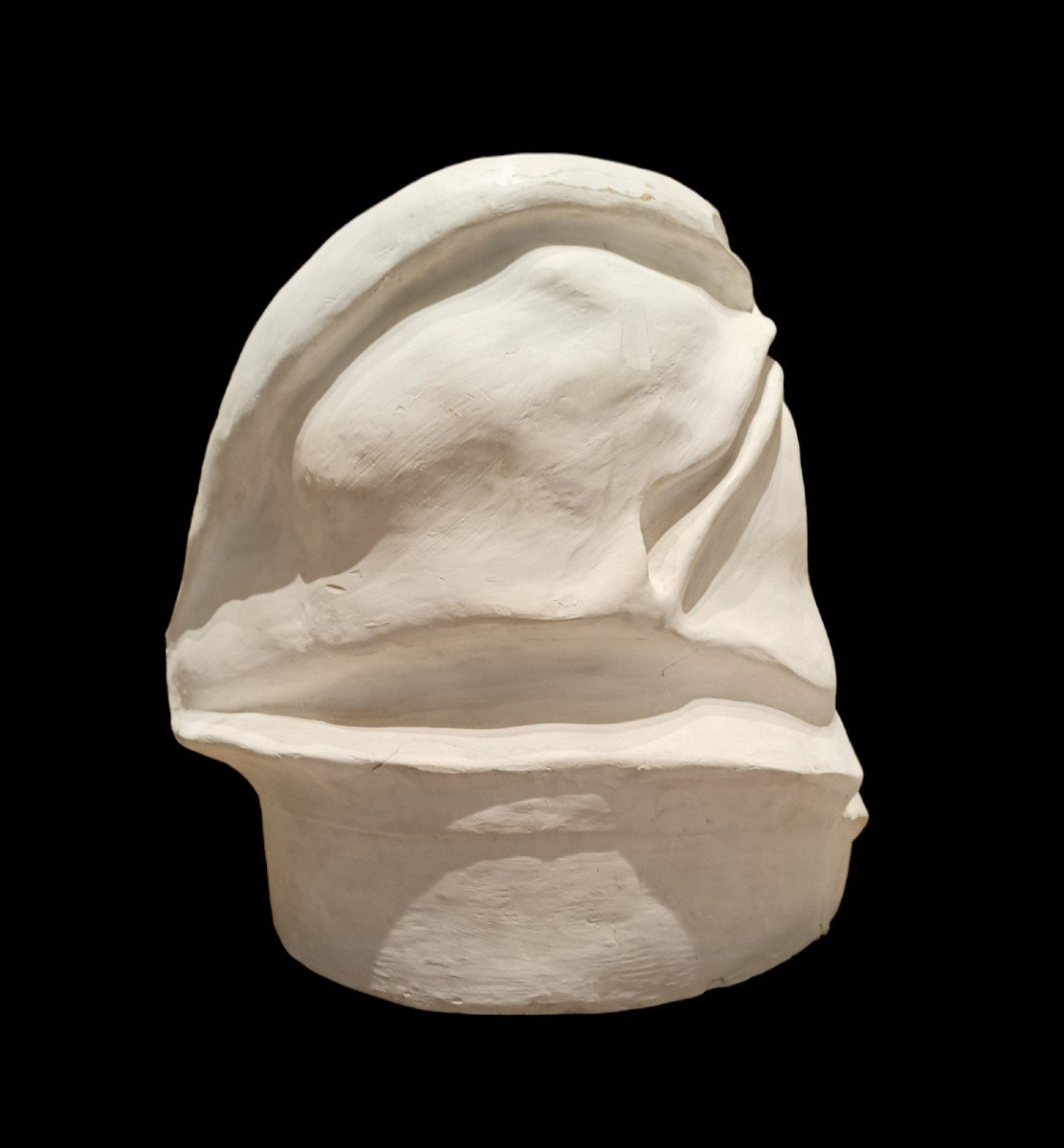 Buste En Plâtre Représentant Une Femme. Italie, Milieu Du XXe Siècle.-photo-3