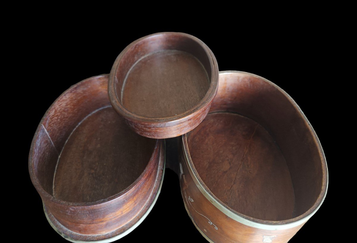 Wooden And Mother-of-pearl Box. China, Late 19th Century.-photo-4