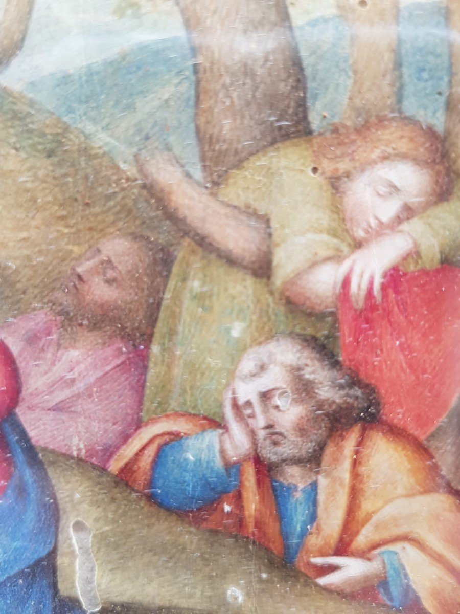 Peinture Sur Parchemin ,début Du XVIIe Siècle. Entourage De Giovanni Battista Castello (1547-1637)-photo-3