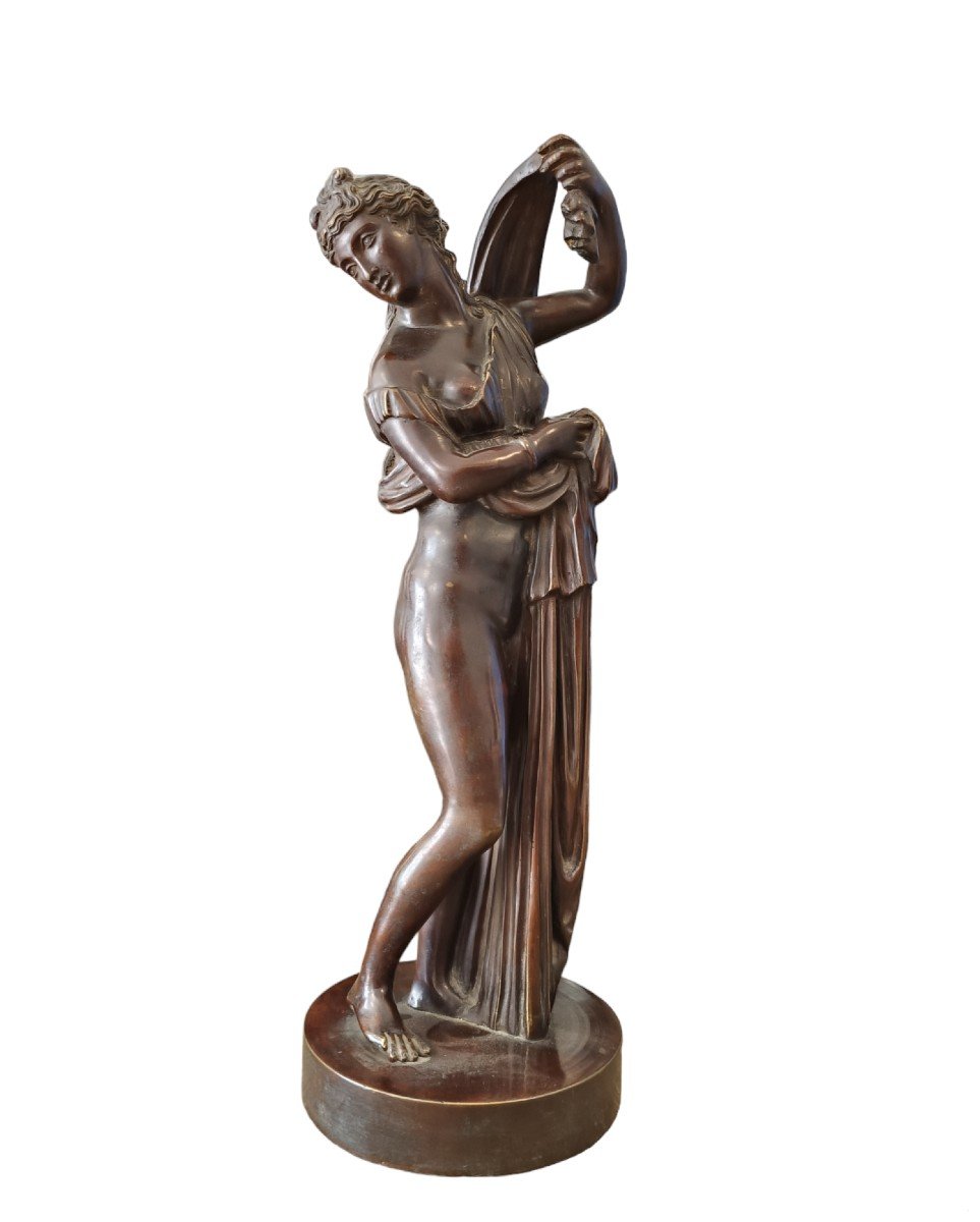 Bronze Sculpture Depicting Venus Callipygia. XIXth Century,-photo-2