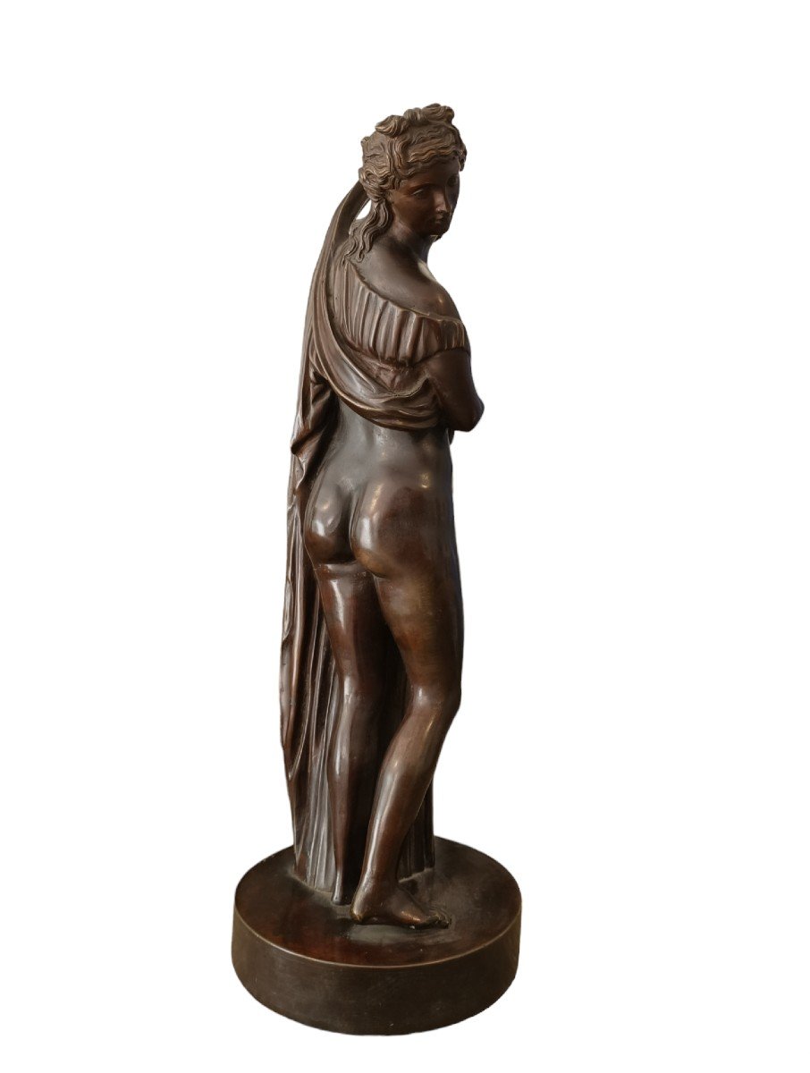 Bronze Sculpture Depicting Venus Callipygia. XIXth Century,-photo-3