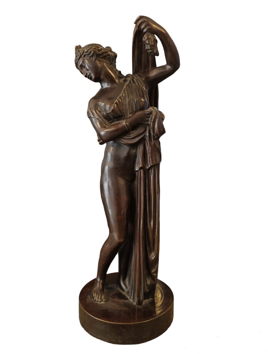 Bronze Sculpture Depicting Venus Callipygia. XIXth Century,