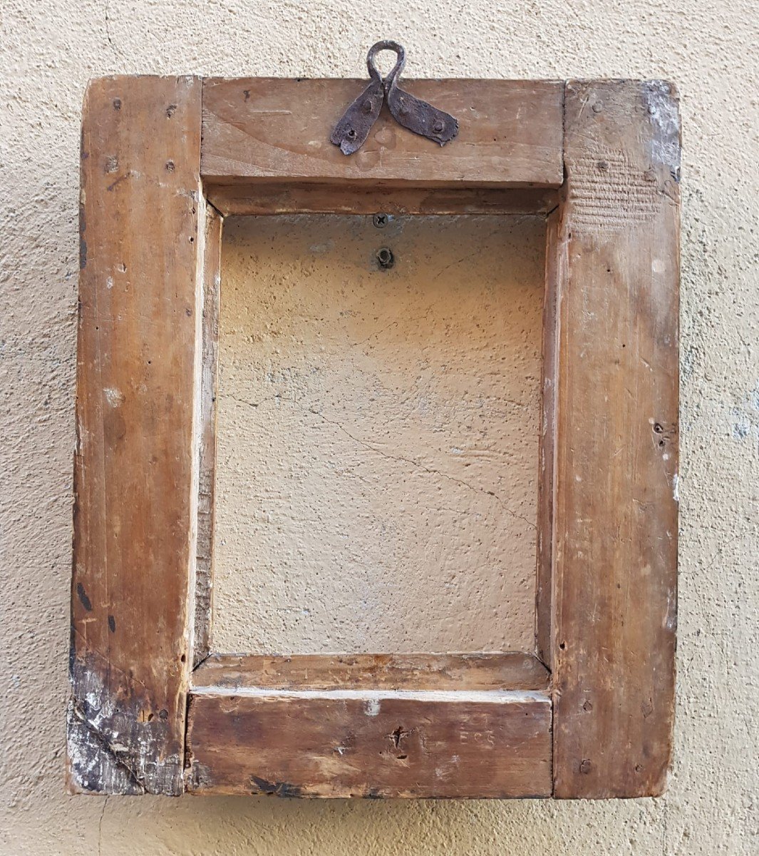 Cadre En Bois Laqué Et Doré. Marches, XVIIIe Siècle. ​-photo-4