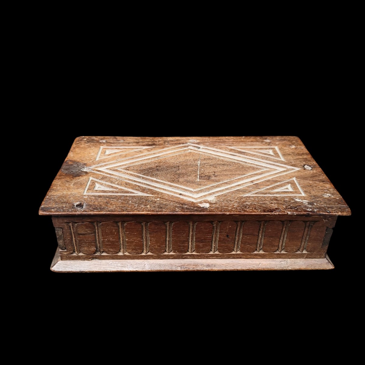 Wooden Box. Italy,17th Century.-photo-2