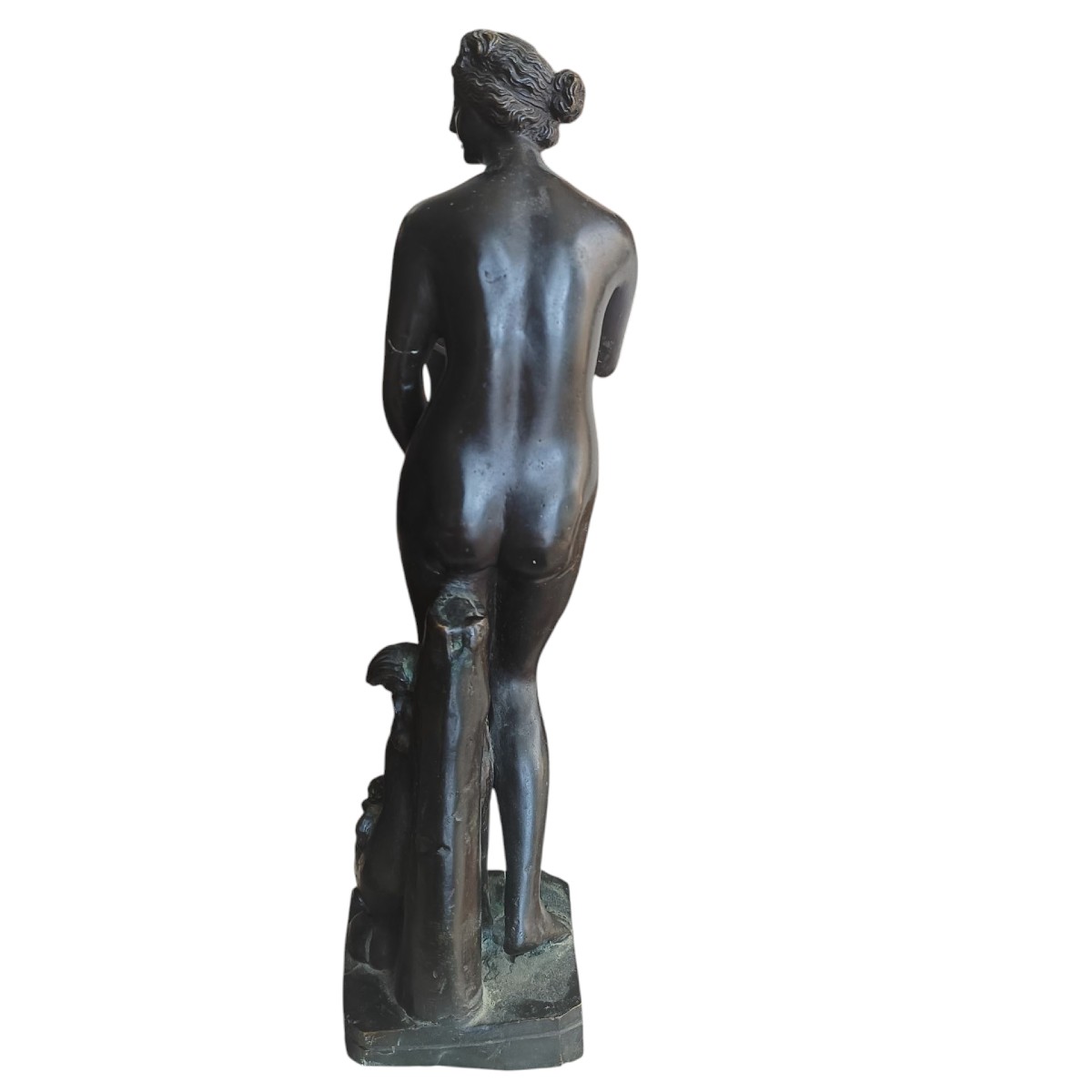 Sculpture en bronze du Grand Tour représentant Vénus. Italie, XIXe siècle.-photo-4