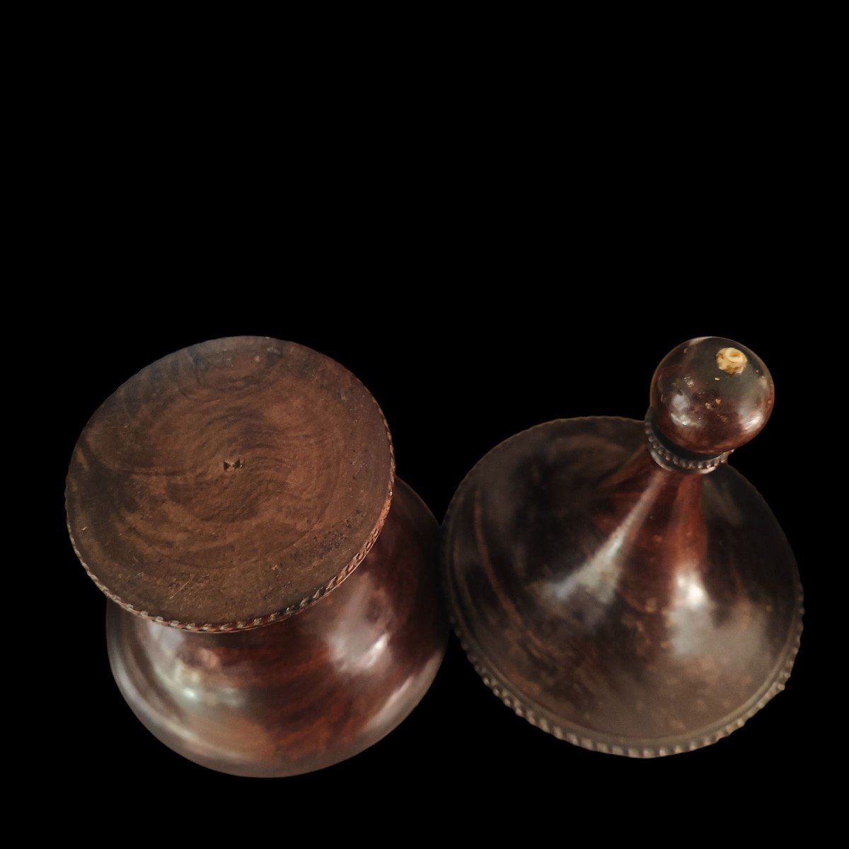 Couple Of Urn -shaped Containers. Europe,19th Century.-photo-4