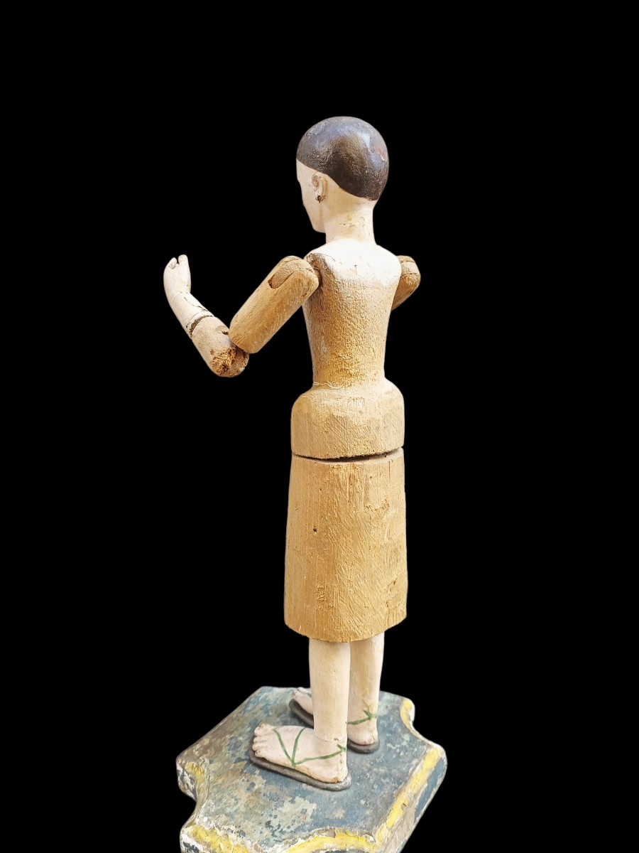 Wooden Mannequin.italy,18th Century.-photo-3