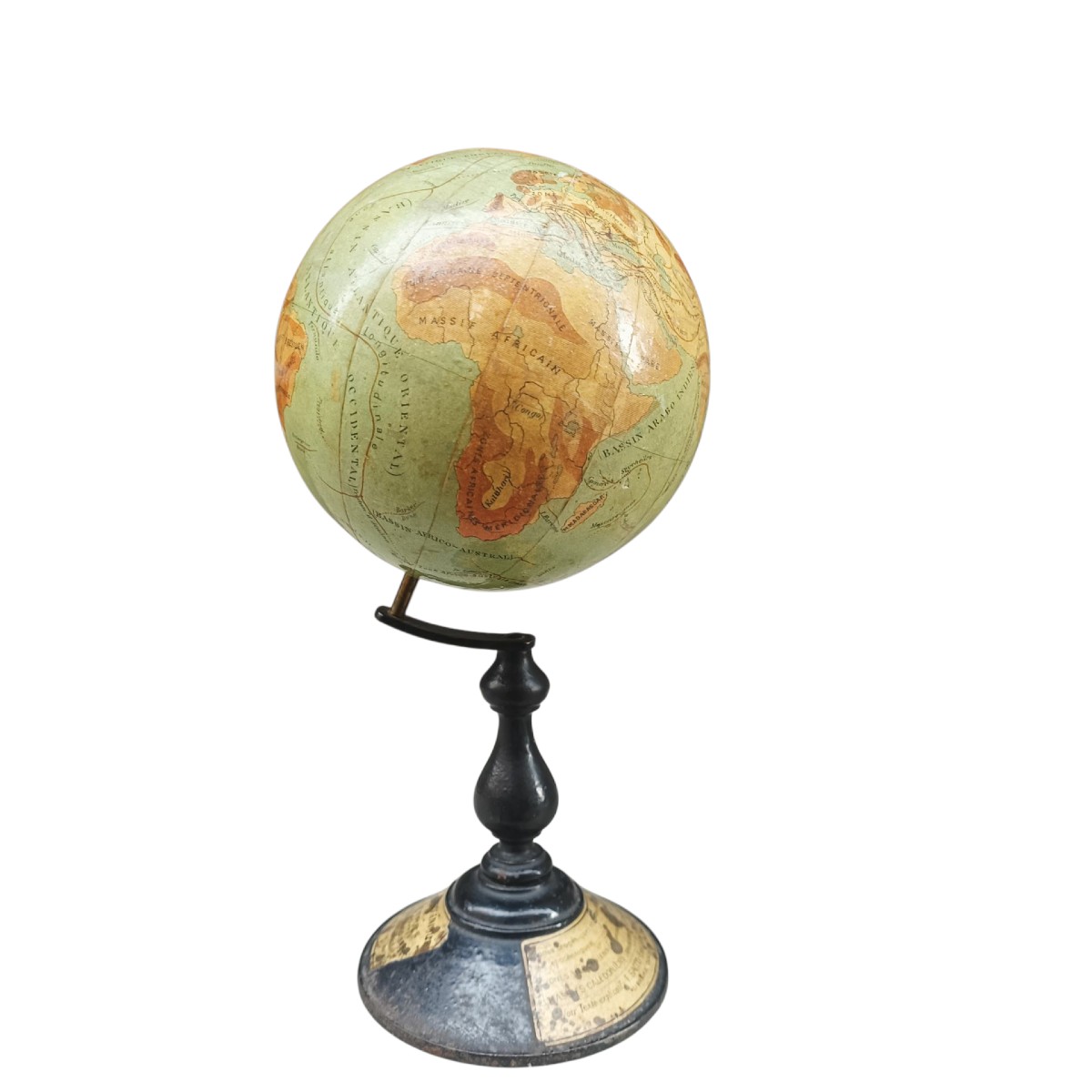 Globe orogénique. France,1897