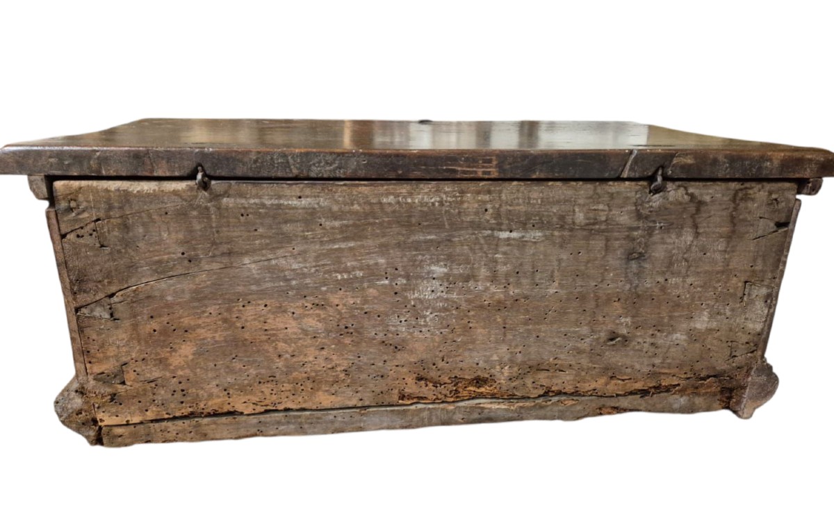 Maquette de coffre en bois. Toscane, fin du XVIe siècle.-photo-2