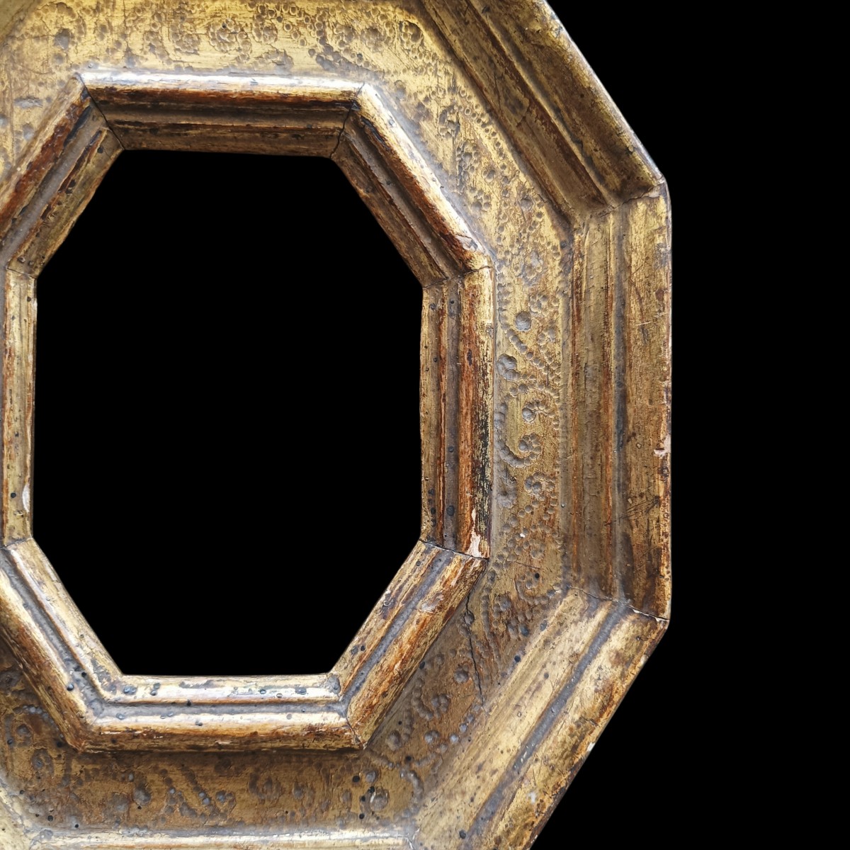 Albana Frame In Gilded Wood.bologna,late 16th Century.-photo-2