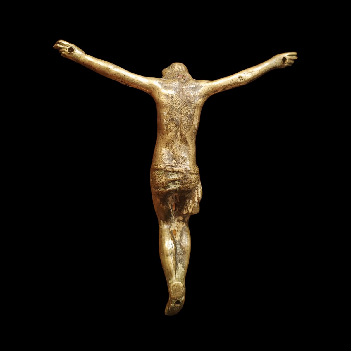 Corpus Christi en bronze. Italie, XVIIe siècle.-photo-4