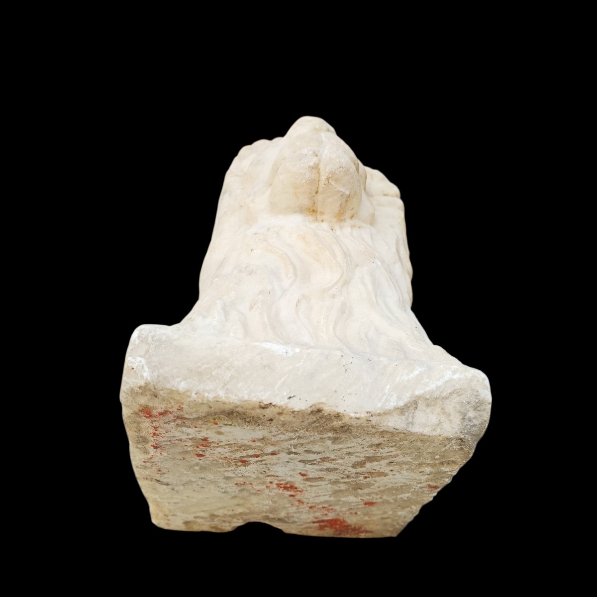 Lion en marbre blanc.Italie,16ème siècle.-photo-2