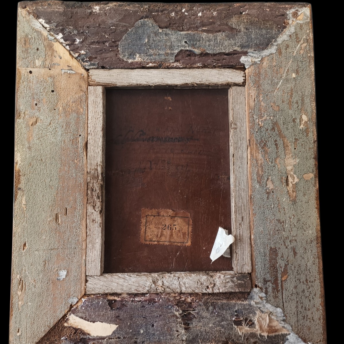 Painting On Paper Depicting The Virgin Mary.spain,16th Century.-photo-3