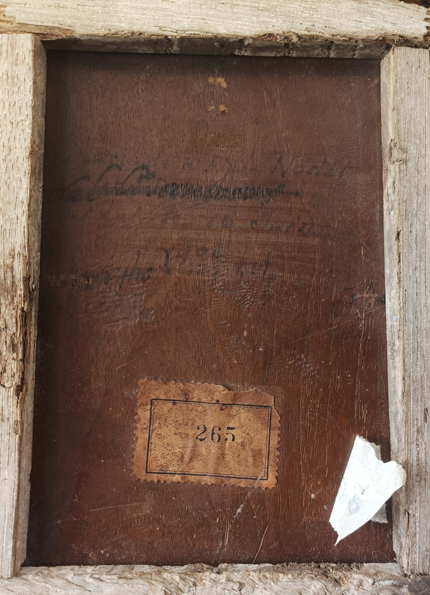 Painting On Paper Depicting The Virgin Mary.spain,16th Century.-photo-4