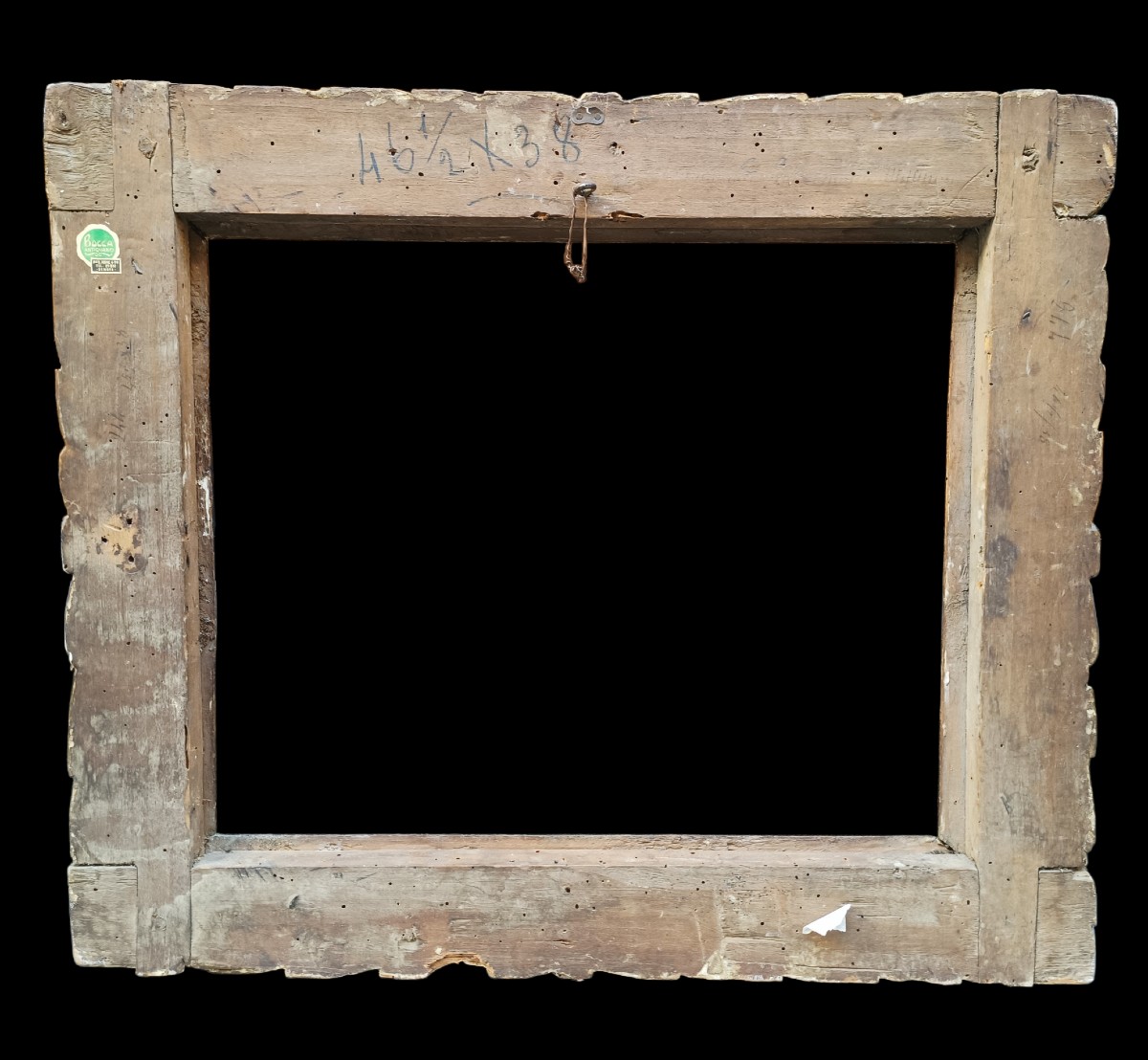 Cadre en bois doré. Émilie, XVIIe siècle.-photo-3