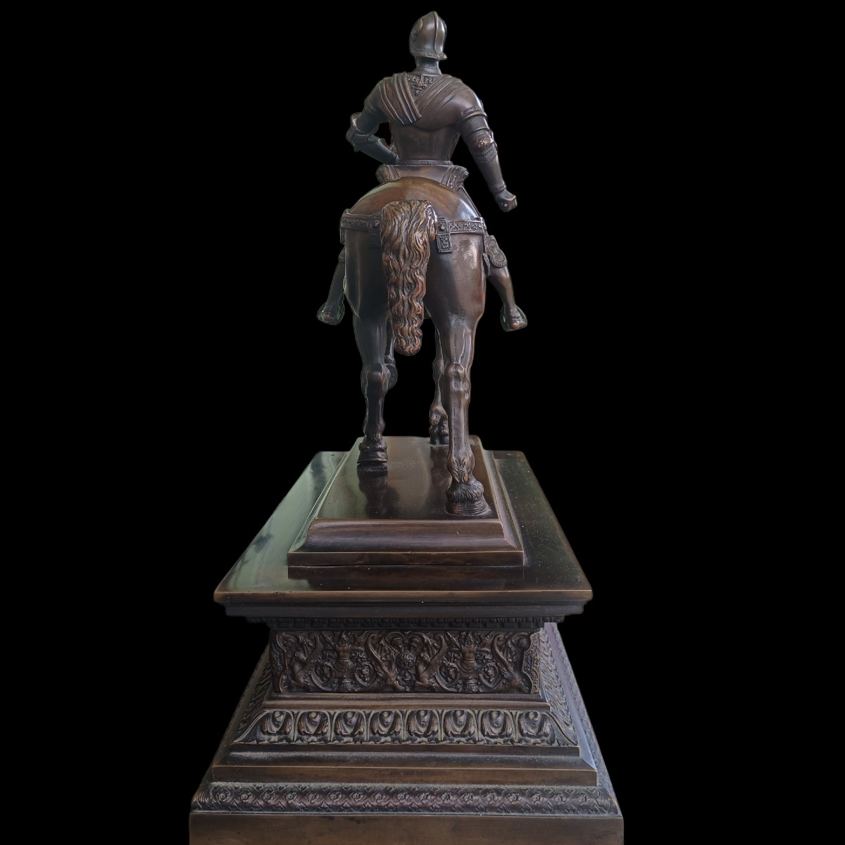 Grande sculpture en bronze. Italie, fin du XIXe siècle.-photo-5