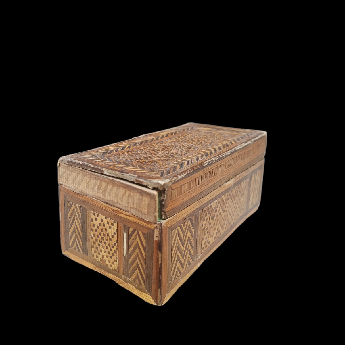 Straw Box. Italy,late 18th Century.-photo-3