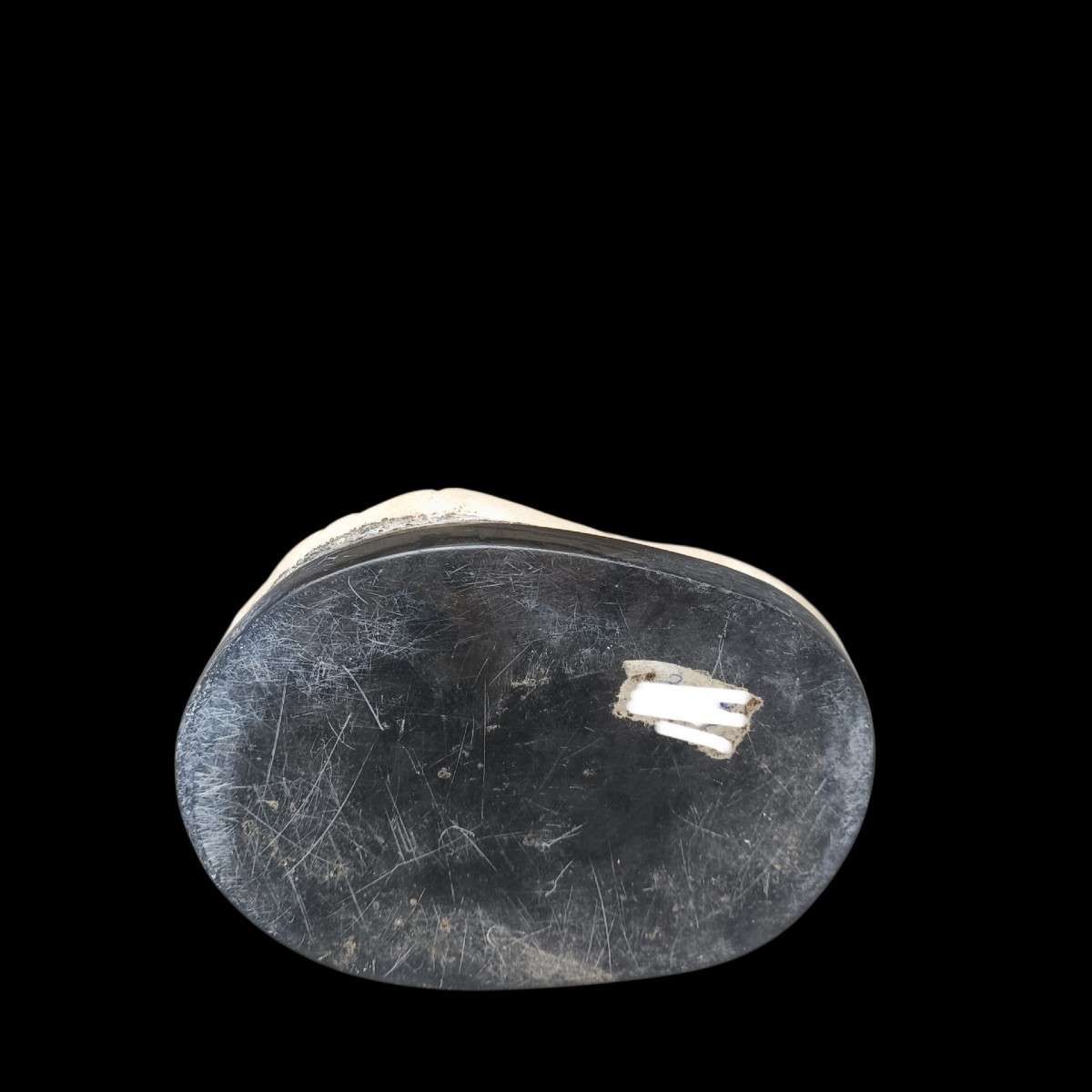 White Marble Paperweight. Italy,19th Century.-photo-1