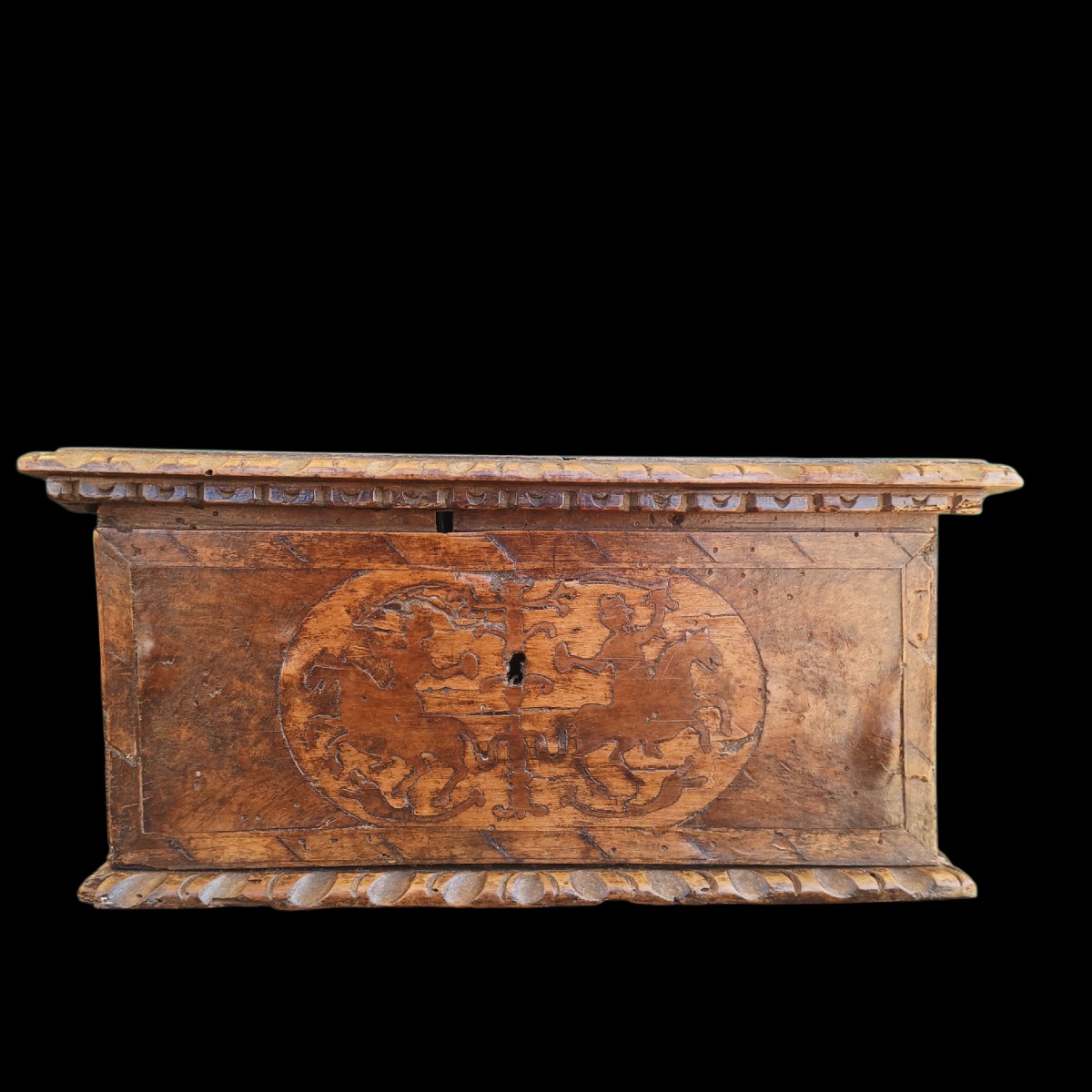 Inlaid Wooden Box. Lombardy, 17th Century.