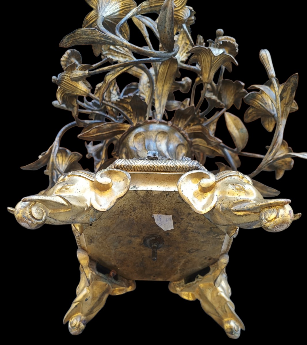 Gilded Bronze Candelabra. France, Late 19th Century.-photo-1