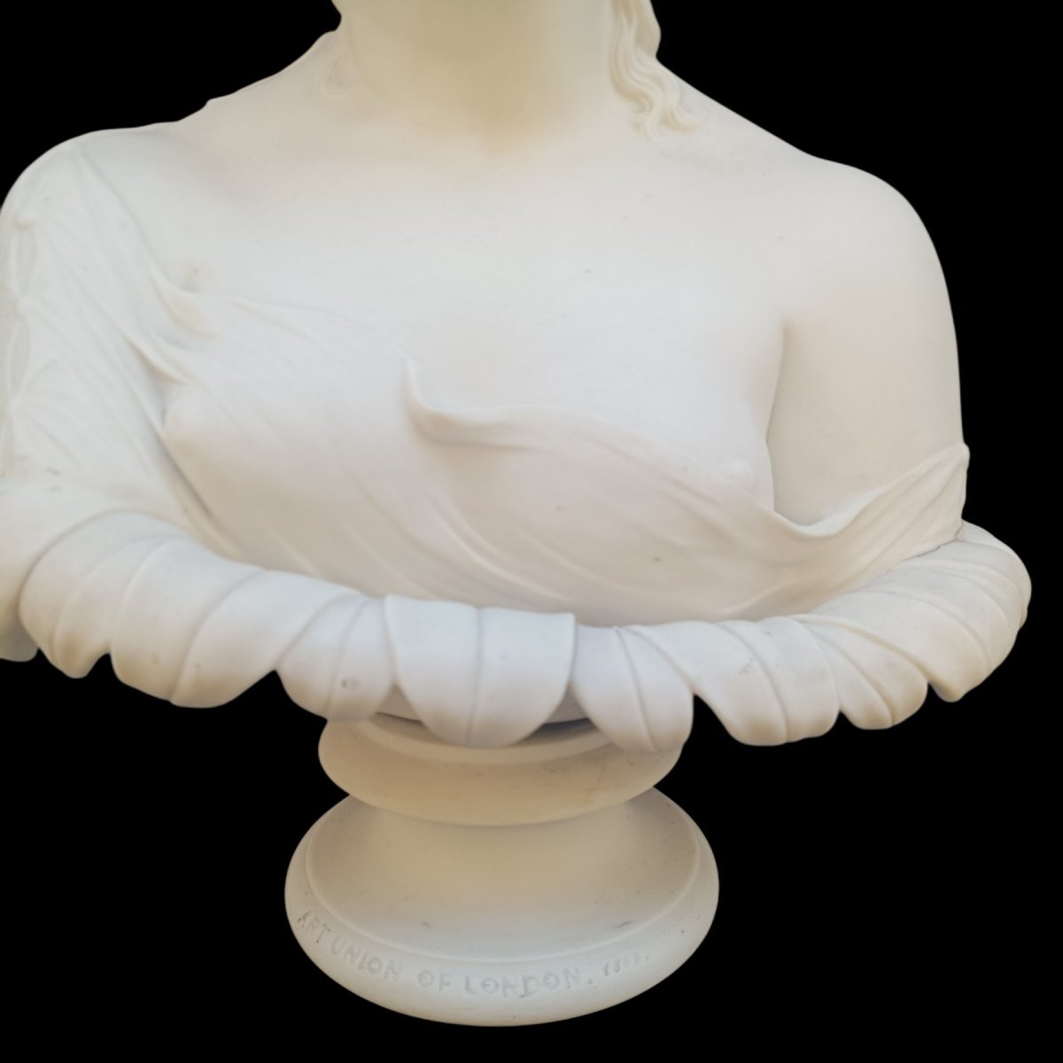  Clytie Biscuit Sculpture. Art Union Of London,1855.-photo-2