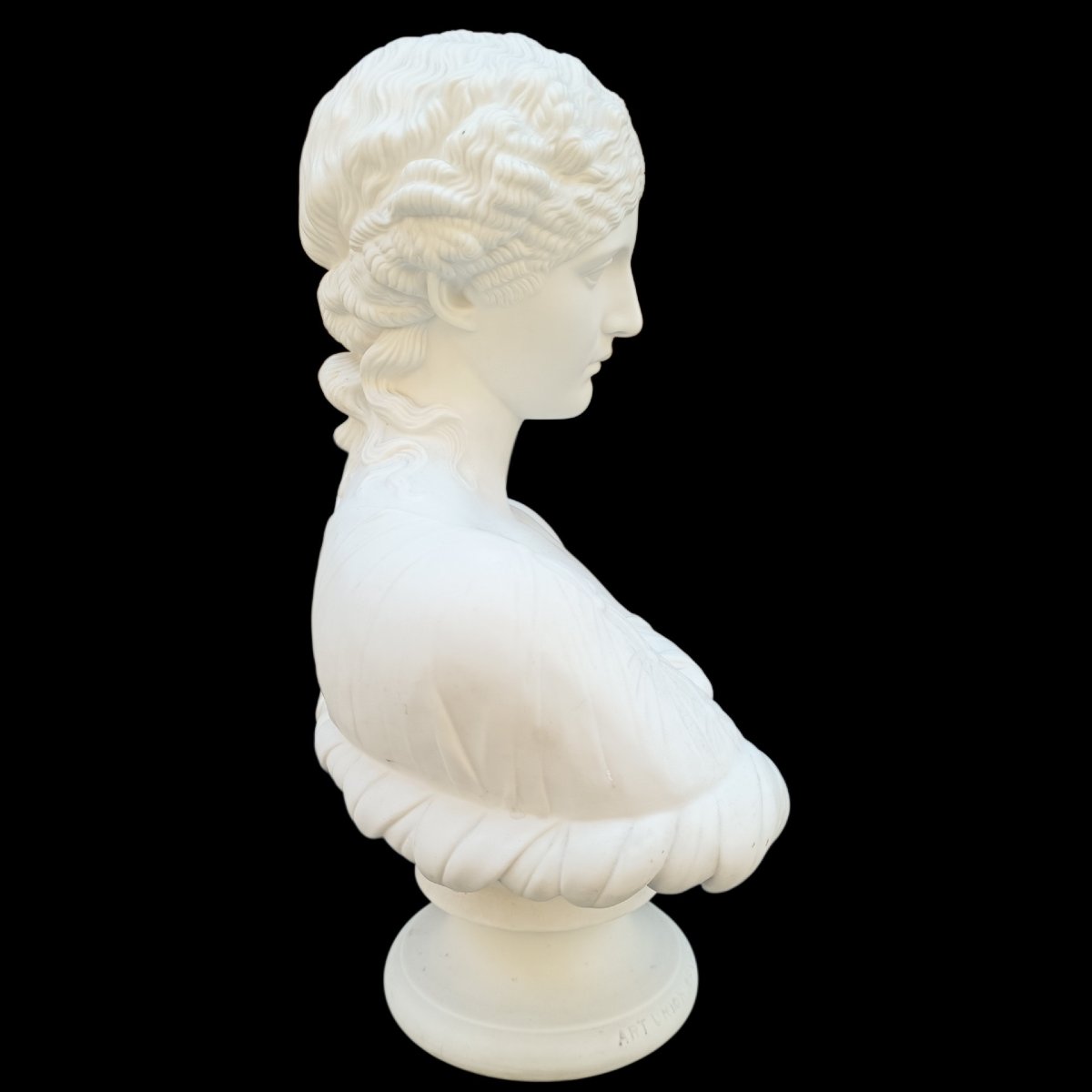  Clytie Biscuit Sculpture. Art Union Of London,1855.-photo-3