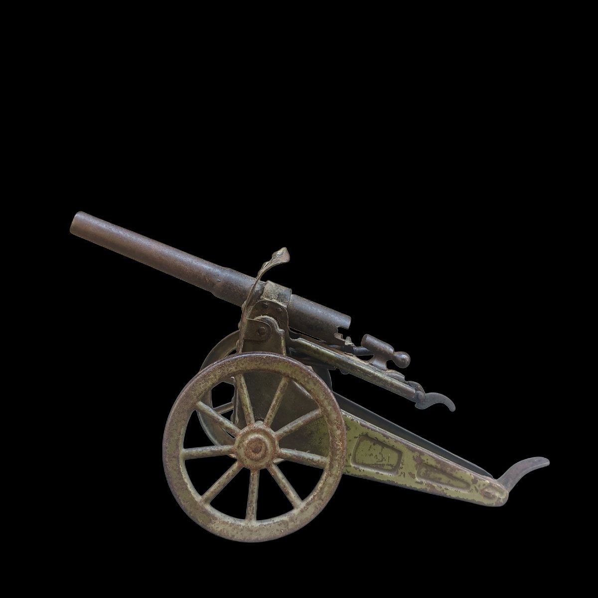 Iron Cannon Model. Italy, Early 20th Century.