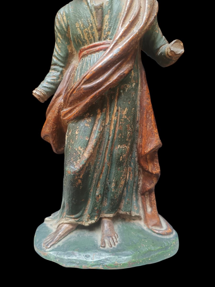 Polychrome Terracotta Sculpture. Italy, 17th Century.-photo-2