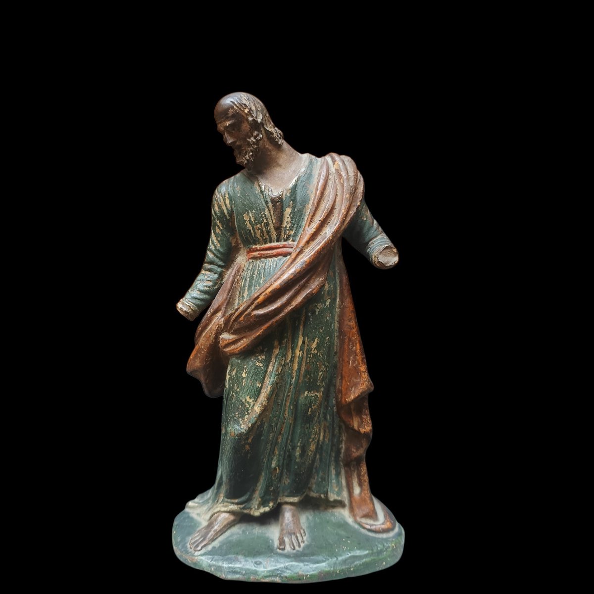 Polychrome Terracotta Sculpture. Italy, 17th Century.