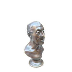 Small Bronze Bust, Signed V. Gemito. Naples,early XXth Century.