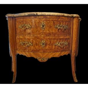 Chest Of Drawers Veneered In Bois De Rose.rome,louis XV Period.