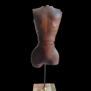 Bust Of Wooden Artist Mannequin.19th Century.