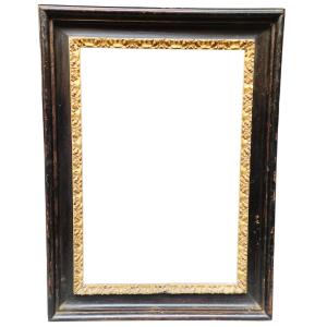 Cadre en bois noirci. Rome, XVIIIe siècle.