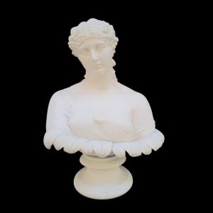 Buste en biscuit de Clytie. Union artistique de Londres, 1855