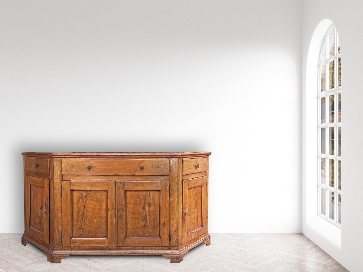 Venetian Sideboard In Cherry Wood-photo-2